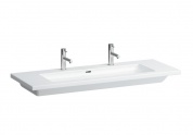 Раковина Laufen Living Square 130 см 8.1643.6.000.107.1 | отверстия под 2 смесителя