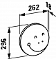 Laufen FloraKids В форме головы гусеницы 4.6161.1.003.472.1 зелёная