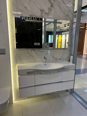 Комплект шкаф+раковина 120x51 см Laufen Palace 4.0130.2.075.463.R + 8.1270.4.000.104.1 | Распродажа экспозиции