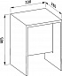 Табурет 33x28x46,5 см Laufen By Kartell 3.8933.0.092.000.1 | Цвет зелёный