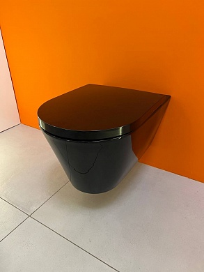 Комплект унитаз+крышка 54х37 см Laufen Kartell 8.2033.7.020.000.1 + 8.9133.1.020.000.1 | Распродажа экспозиции